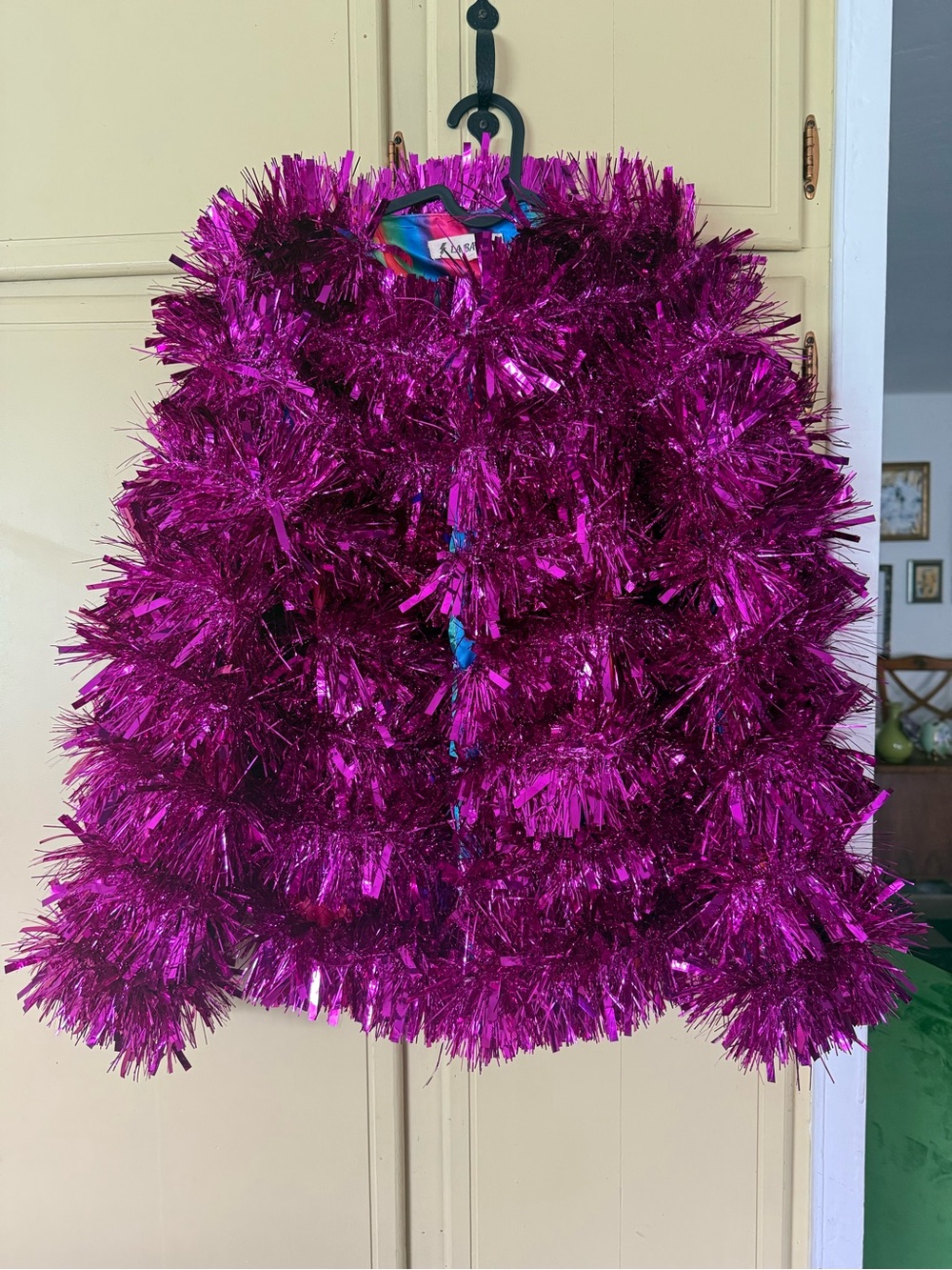 Hot Pink Tinsel Jacket Never Worn